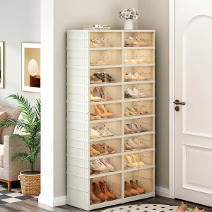 【New Users Only】Foldable shoe storage box