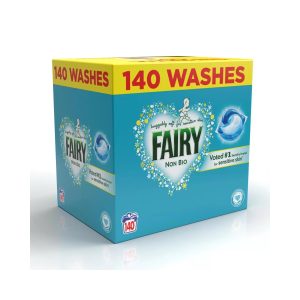 [First Order Discount]Fairy Non Bio Pods, 140 Washes, Laundry Detergent, Washing Liquid Tablets/Capsules