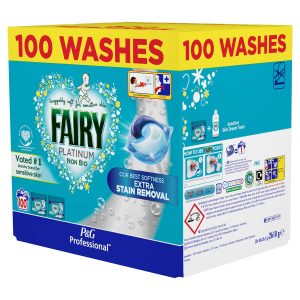 【New Users Only】Fairy Non Bio Platinum Pods with Extra Stain Removal, 100 Wash
