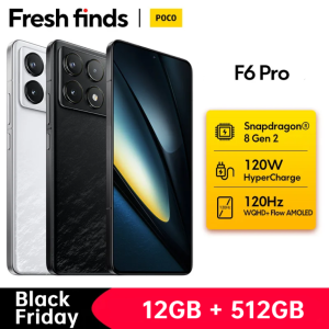 【New Users Only】 F6 Pro 5G  – 12GB 512GB
