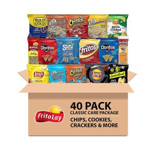 【Flash Sale + Free Shipping】Frito-Lay 40 Count Classic Snack Care Package - Mix of Cookies, Crackers, Chips & Nuts and More