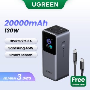 【New Users Only】20000mAh Powerbank PD 130W 2C1A Fast Charging Power Bank