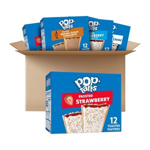 【Flash Sale + Free Shipping】Pop-Tarts Toaster Pastries for Breakfast Foods (60 Pop-Tarts)