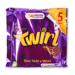 Cadbury Twirl Chocolate Bars 21.5g X 5 Pack