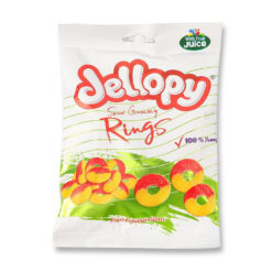 Jellopy Sour Gummy Rings 160g