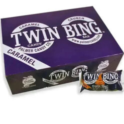 Twin Bing Caramel Candy Bar: 36-Piece Display