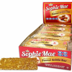 Sophie Mae Peanut Brittle Candy Bars: 24-Piece Box