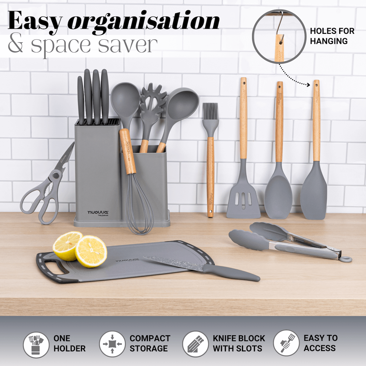 17pcs_Grey_Kitchen_Utensil_Knife_Set_with_Block_Chopping_Board