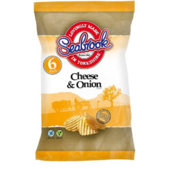 Seabrook Crisps Cheese & Onion 25g x 6 Pack