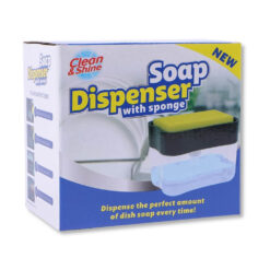 Clean & Shine Soap Dispenser With Sponge
