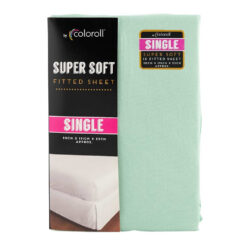 Coloroll Super Soft Fitted Sheet Sage Green