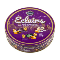 Oshon Assorted Chocolate, Milk & Hazelnut Flavour Eclairs 500g