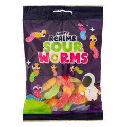 Candy Realms Sour Worms 170g