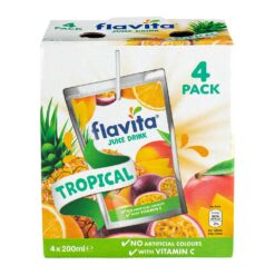 Flavita Tropical Juice Drink 4 x 200ml