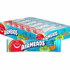 AirHeads Taffy Candy Bars - Sour Blue Blast: 36-Piece Box