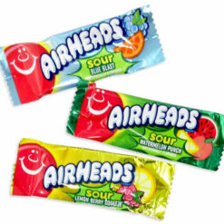 AirHeads Taffy Mini Sours Assorted Candy Bars: 5LB Bag