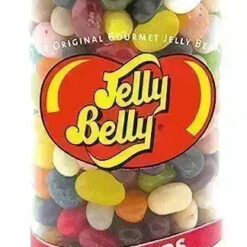 Jelly Belly 49 Flavors Jelly Beans Clear Can: 12-Piece Case