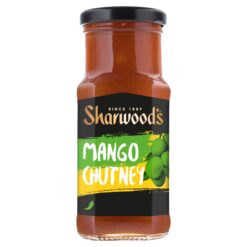 Sharwood's Indian Green Label Mango Chutney – Sweet & Spicy, 530g Jar