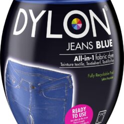 Dylon Washing Machine Fabric Dye Pod - Jeans Blue, 350g