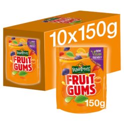 Rowntree's Fruit Gums Sweets Sharing Bags, Vegan Friendly, 10 x 150g