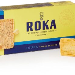 Roka Gouda Cheese Crispies - 30% Real Gouda Cheese Biscuits, 100g
