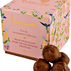 【99p Deals】Holdsworth Chocolates Classics - Marc de Champagne Handmade Milk Chocolate Truffles 100g