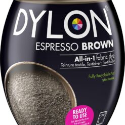 Dylon Washing Machine Fabric Dye Pod - Espresso Brown, 350g