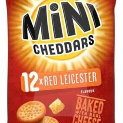 Jacob's Mini Cheddars Red Leicester Flavour  - 12 x 23 g Bags per Pack