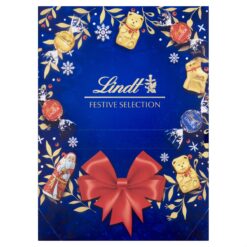 Lindt Festive Selection Christmas Sharing Box – Large 690g (Approx. 60 Pieces)