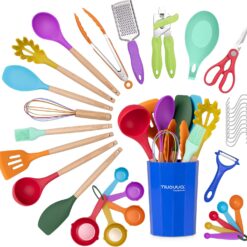 35pcs Kitchen Cooking Utensils Set - Colourful
