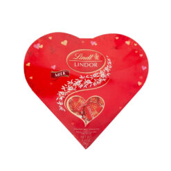 【March Promotion】Lindt Lindor Milk Chocolate Heart Box: 8-Piece Case