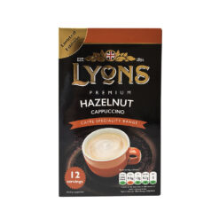 Lyons Premium Hazelnut Cappuccino Sachets 15g x 12 Pack