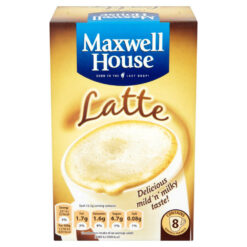 Maxwell House Latte Sachets 12.5g x 8 Pack