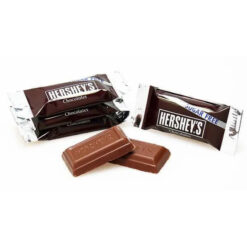 Sugar Free Hershey's Milk Chocolate Miniature Candy Bars Peg Bags: 12-Piece Case
