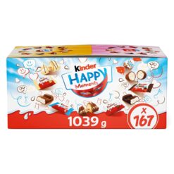 【March Promotion】Kinder Happy Moments Exclusive Chocolate Gift Box - 1kg Bulk Share Pack with Assorted Minis