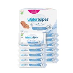 【March Promotion】WaterWipes Sensitive+ Newborn & Baby Wipes, 720 Count (12 Packs)
